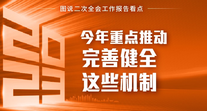 图说二次全会工作报告看点丨今年重点推动完善健全这些